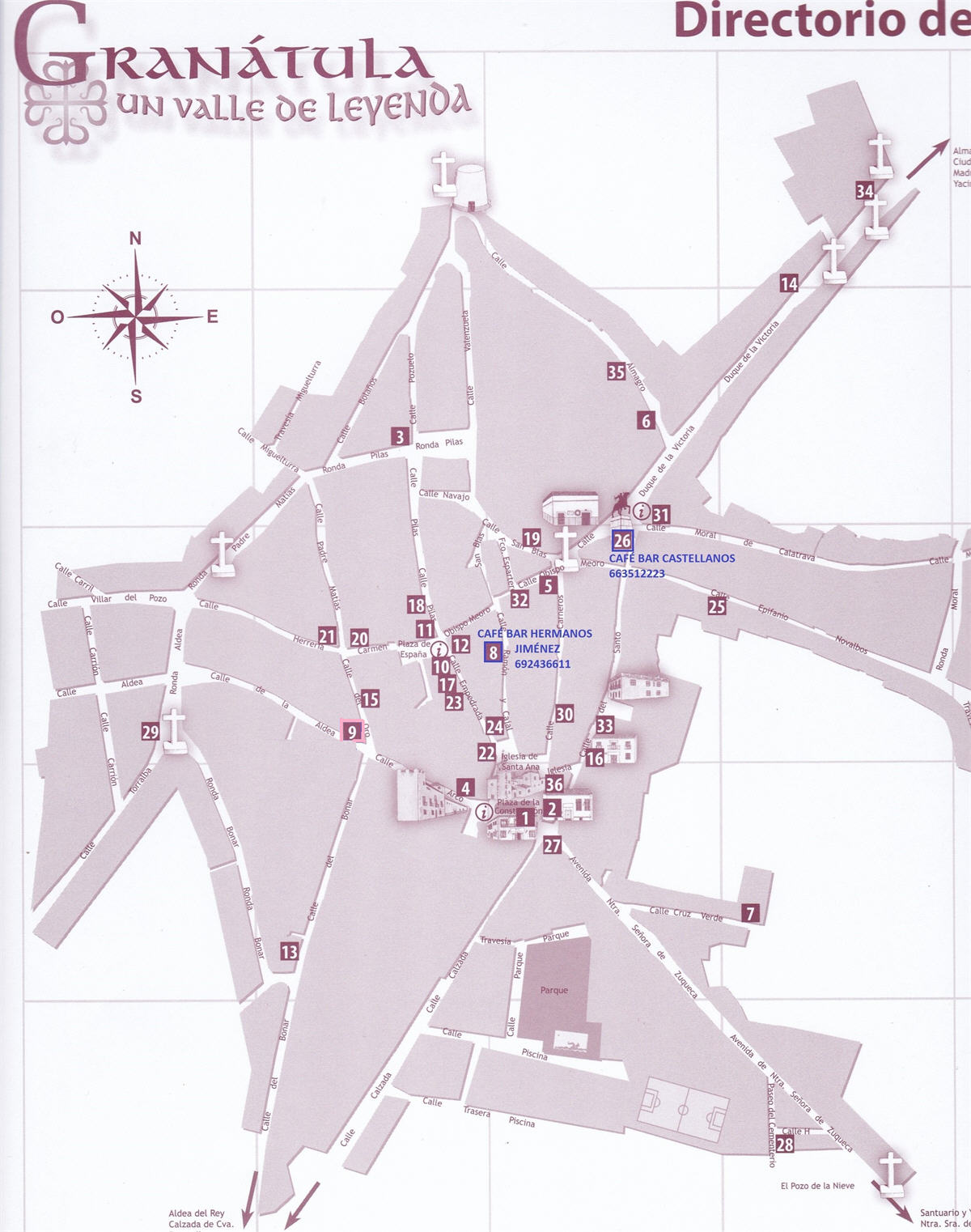 Alojamientos de Granatula de Calatrava Alojamientos de Granatula de Calatrava